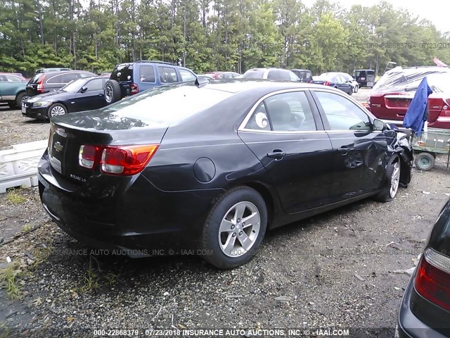 1G11B5SL6EF206942 - 2014 CHEVROLET MALIBU LS შავი ფოტო 4