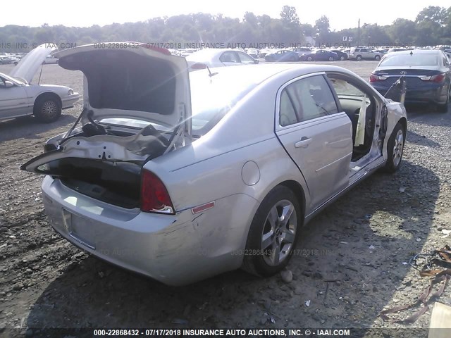1G1ZC5EB0AF144483 - 2010 CHEVROLET MALIBU 1LT ვერცხლისფერი ფოტო 4