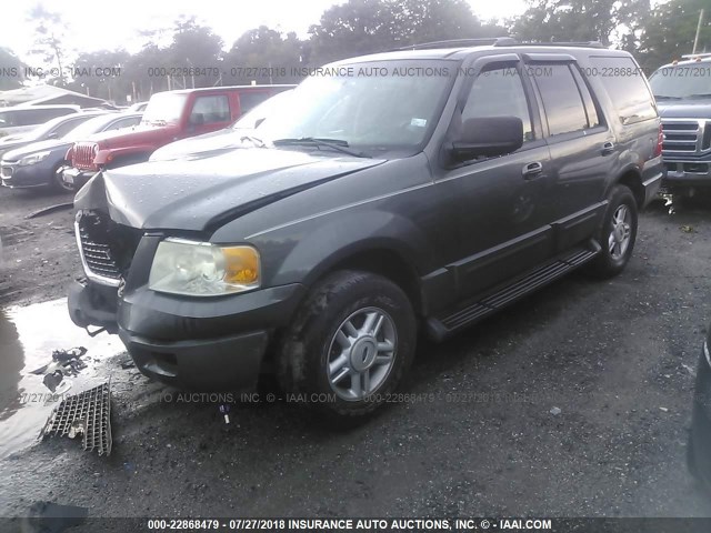 1FMFU15L63LC06302 - 2003 FORD EXPEDITION XLT GRAY photo 2