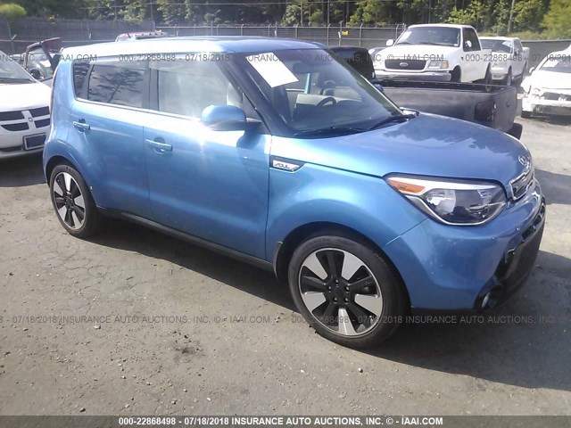 KNDJP3A55G7404702 - 2016 KIA SOUL + BLUE photo 1