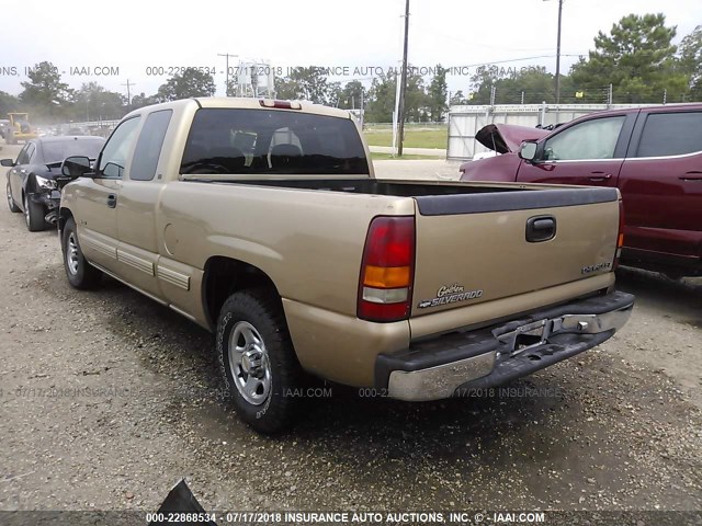 1GCEC19V4XZ177514 - 1999 CHEVROLET SILVERADO C1500 GOLD photo 3