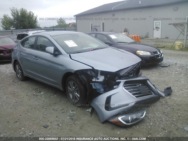 5NPD84LF3HH171308 - 2017 HYUNDAI ELANTRA SE/VALUE/LIMITED SILVER photo 1