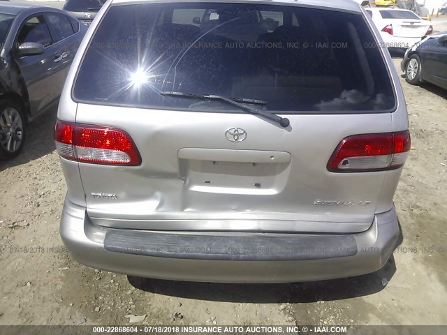 4T3ZF13C82U425000 - 2002 TOYOTA SIENNA LE/XLE TAN photo 6