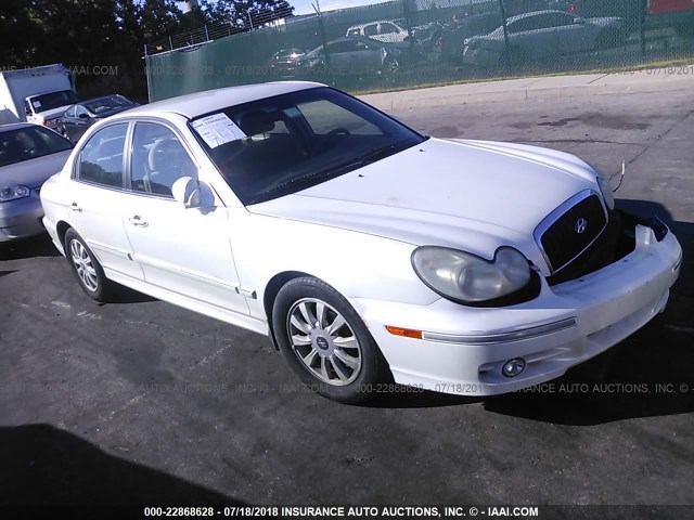 KMHWF35H42A589166 - 2002 HYUNDAI SONATA WHITE photo 1