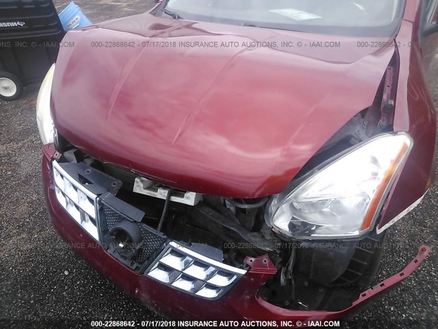JN8AS5MT0CW287152 - 2012 NISSAN ROGUE S/SV RED photo 6