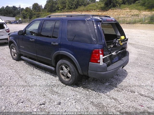 1FMZU72K64ZA49512 - 2004 FORD EXPLORER XLS/XLS SPORT BLUE photo 3