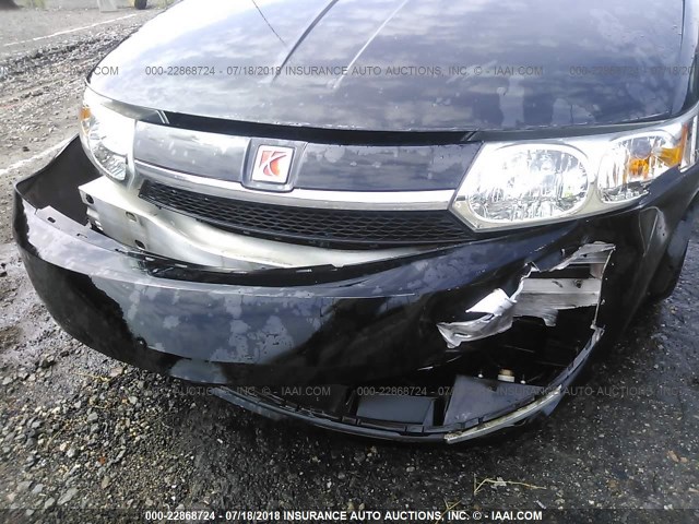 1G8AK52F23Z187779 - 2003 SATURN ION LEVEL 3 BLACK photo 6