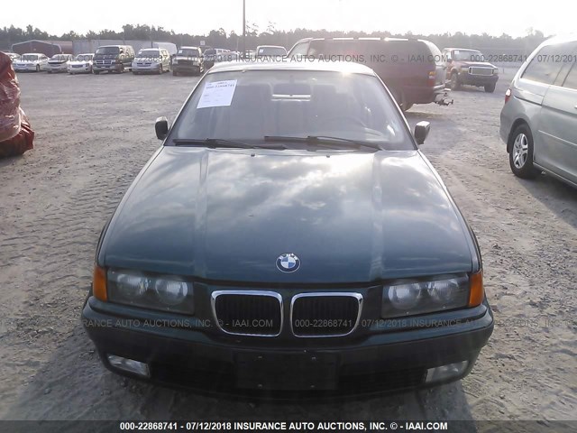 WBACD4328WAV58782 - 1998 BMW 328 I AUTOMATIC GREEN photo 6