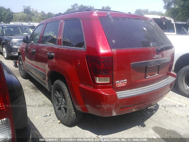 1J4HR48N95C688290 - 2005 JEEP GRAND CHEROKEE LAREDO/COLUMBIA/FREEDOM 红色 照片 3