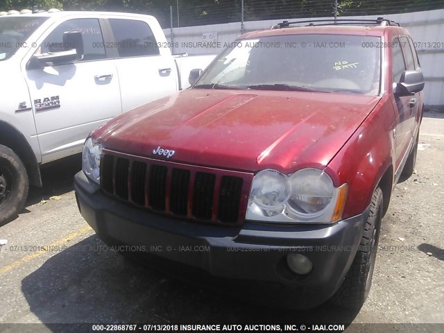 1J4HR48N95C688290 - 2005 JEEP GRAND CHEROKEE LAREDO/COLUMBIA/FREEDOM 红色 照片 6