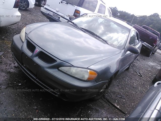 1G2NF52E54C250031 - 2004 PONTIAC GRAND AM SE1 GRAY photo 2