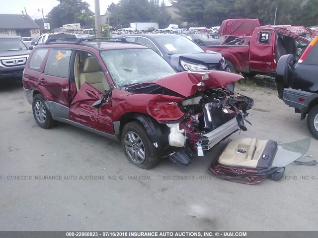 JF1SG67687H722657 - 2007 SUBARU FORESTER 2.5X LL BEAN RED photo 1