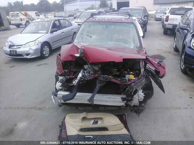 JF1SG67687H722657 - 2007 SUBARU FORESTER 2.5X LL BEAN RED photo 6