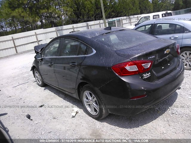 1G1BE5SM5H7267606 - 2017 CHEVROLET CRUZE LT BEIGE photo 3