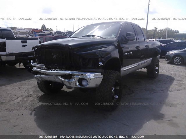 3D3KU28C24G119068 - 2004 DODGE RAM 2500 ST/SLT BLACK photo 2