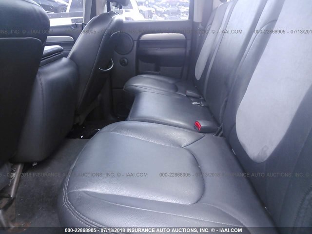 3D3KU28C24G119068 - 2004 DODGE RAM 2500 ST/SLT 黑色 照片 8