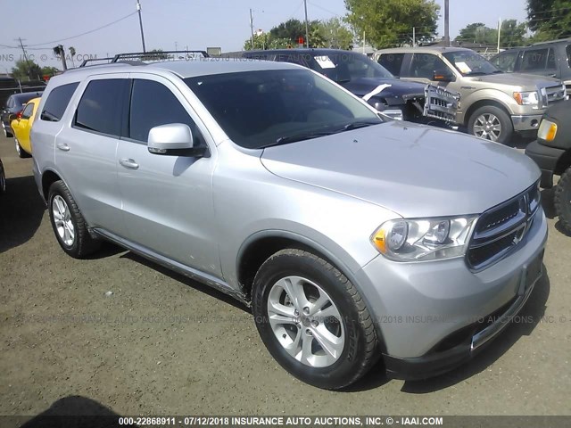 1D4RE4GG6BC634601 - 2011 DODGE DURANGO CREW SILVER photo 1