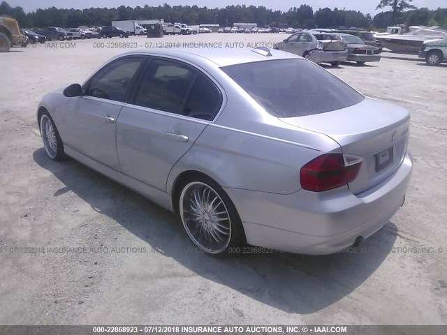 WBAVD53558A009343 - 2008 BMW 335 XI SILVER photo 3