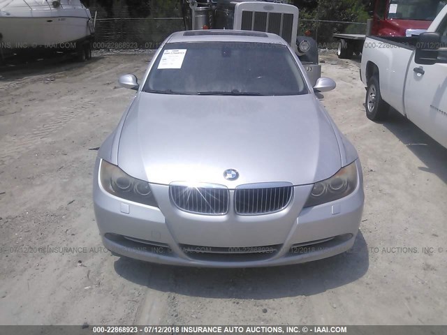 WBAVD53558A009343 - 2008 BMW 335 XI SILVER photo 6