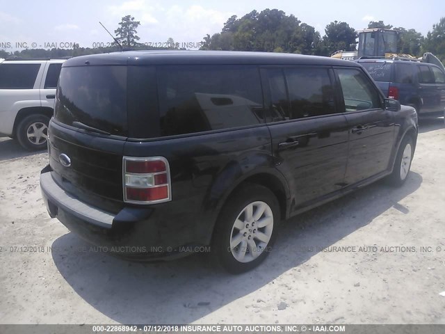 2FMDK51C19BA00422 - 2009 FORD FLEX SE Dark Blue photo 4