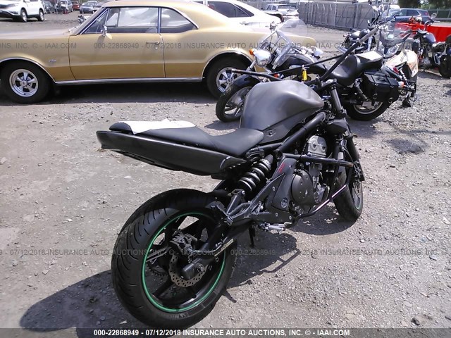 JKAEXEA158A037700 - 2008 KAWASAKI EX650 A GRAY photo 4