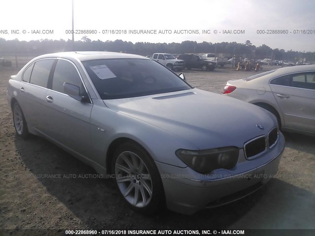 WBAGN63493DR19278 - 2003 BMW 745 LI SILVER photo 1