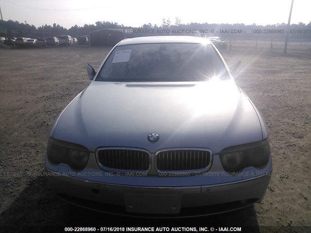 WBAGN63493DR19278 - 2003 BMW 745 LI SILVER photo 6