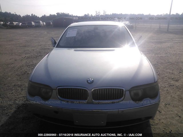 WBAGN63493DR19278 - 2003 BMW 745 LI Gümüş fotoğraf 6