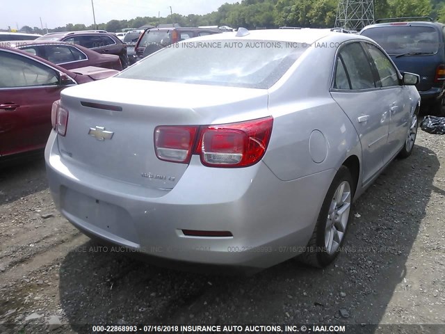 1G11C5SA3DF297467 - 2013 CHEVROLET MALIBU 1LT ვერცხლისფერი ფოტო 4