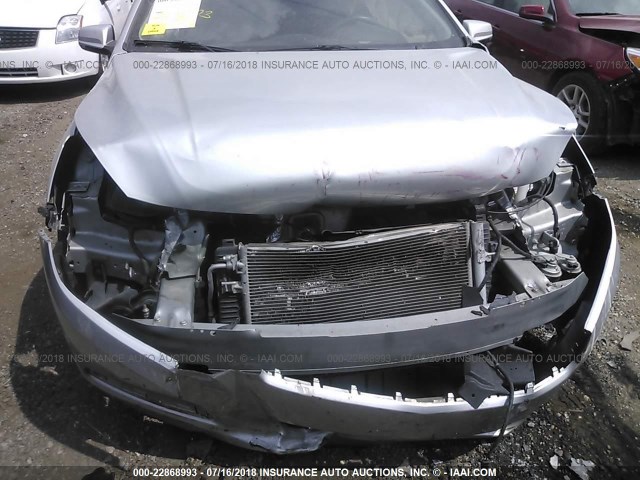 1G11C5SA3DF297467 - 2013 CHEVROLET MALIBU 1LT ვერცხლისფერი ფოტო 6