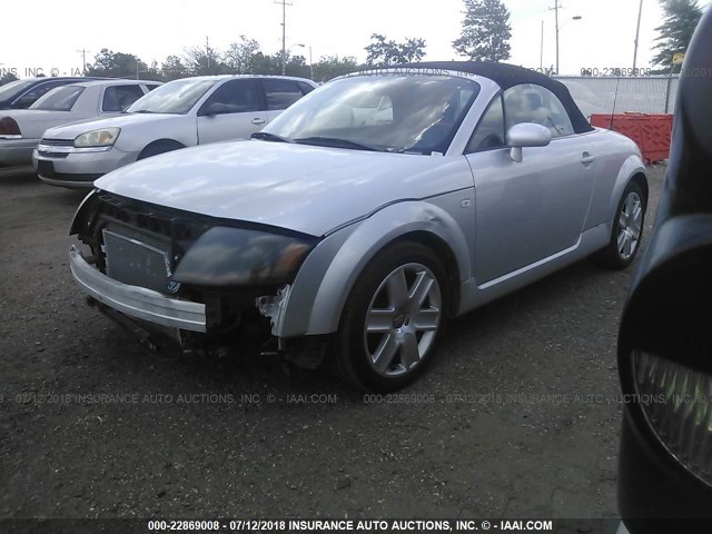 TRUTC28N231013272 - 2003 AUDI TT SILVER photo 2