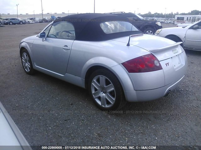 TRUTC28N231013272 - 2003 AUDI TT SILVER photo 3