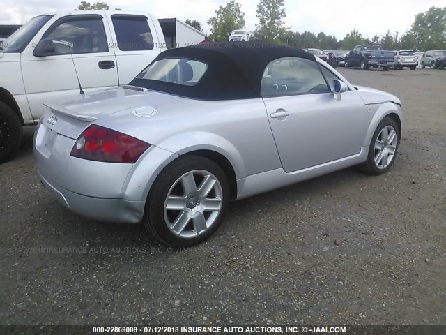 TRUTC28N231013272 - 2003 AUDI TT SILVER photo 4