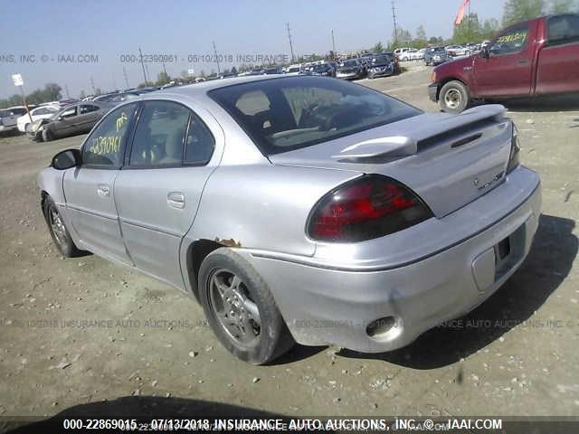 1G2NW52E14C151609 - 2004 PONTIAC GRAND AM GT SILVER photo 3