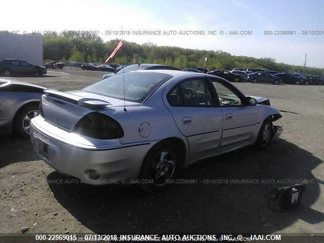 1G2NW52E14C151609 - 2004 PONTIAC GRAND AM GT SILVER photo 4