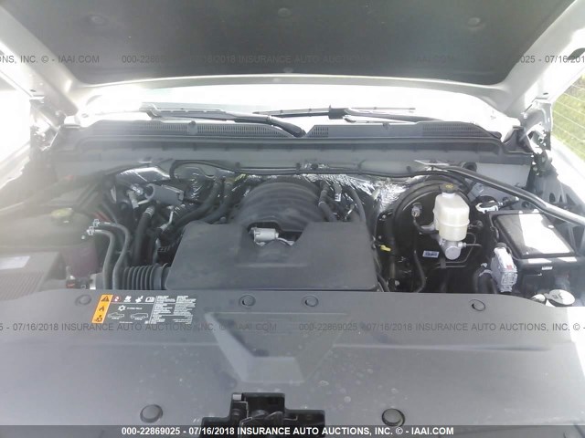 1GCRCREH8JZ151344 - 2018 CHEVROLET SILVERADO C1500 LT Grau Foto 10