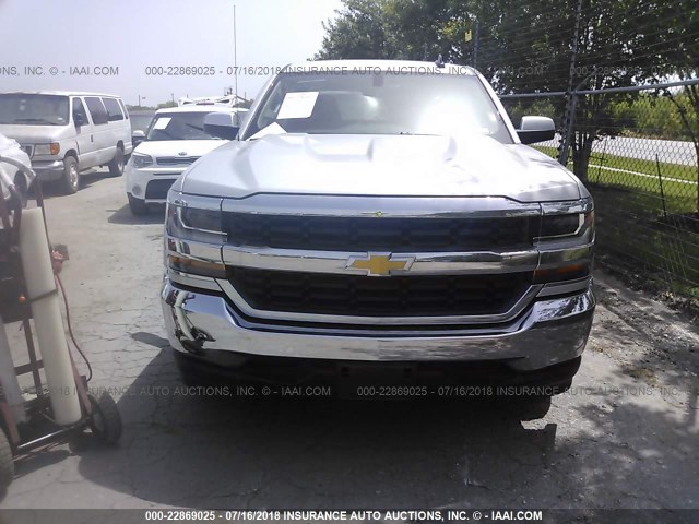 1GCRCREH8JZ151344 - 2018 CHEVROLET SILVERADO C1500 LT GRAY photo 6