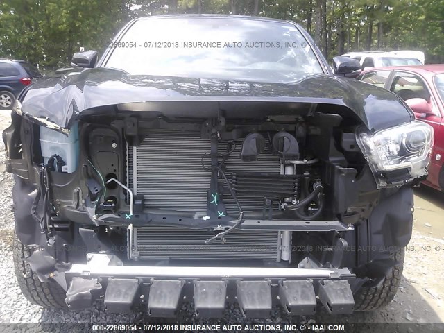 5TFCZ5AN4HX108392 - 2017 TOYOTA TACOMA DBL CAB/SR/TRDSPT/OR/PRO Қара фото 6