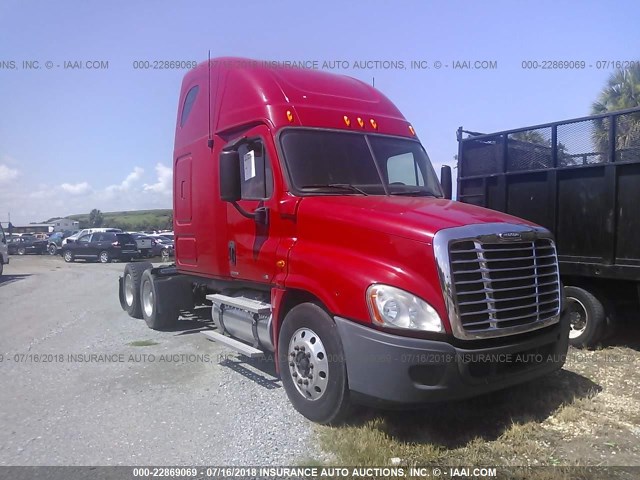 1FUJGLDRXBLAV6874 - 2011 FREIGHTLINER CASCADIA 125  RED photo 1