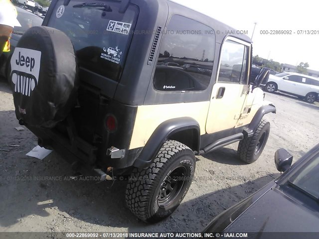 2J4FY39S9MJ118237 - 1991 JEEP WRANGLER / YJ ISLANDER TAN photo 4