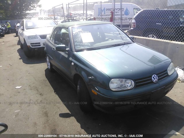 3VWDC21V31M816095 - 2001 VOLKSWAGEN CABRIO GLX 绿色 照片 1