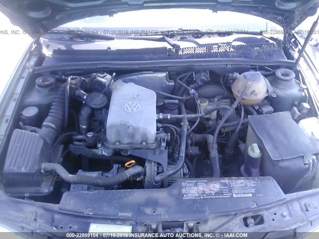 3VWDC21V31M816095 - 2001 VOLKSWAGEN CABRIO GLX 绿色 照片 10