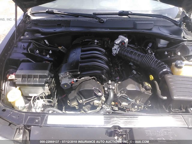 2C3LA43R67H846221 - 2007 CHRYSLER 300 BLACK photo 10