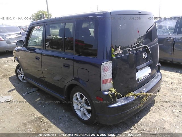 JTLKT324164042751 - 2006 TOYOTA SCION XB Schwarz Foto 3