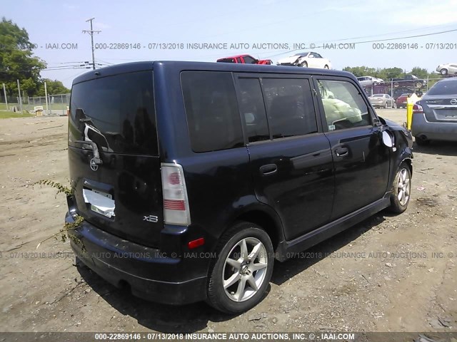 JTLKT324164042751 - 2006 TOYOTA SCION XB Schwarz Foto 4