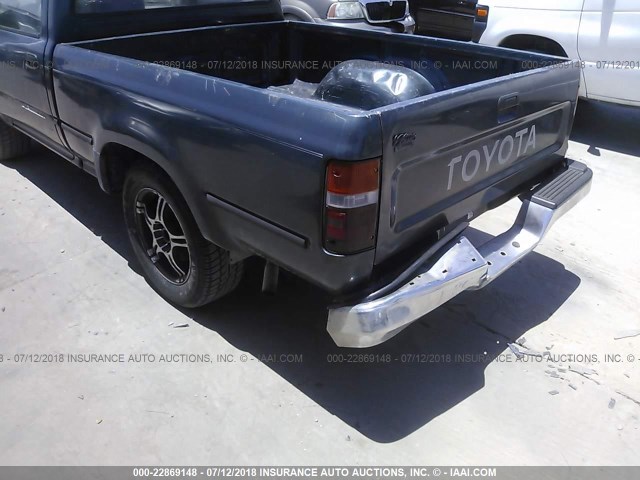 4TARN81A3RZ267104 - 1994 TOYOTA PICKUP 1/2 TON SHORT WHLBASE STB BLUE photo 6