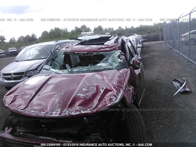 1FM5K8F81HGC23898 - 2017 FORD EXPLORER LIMITED 红色 照片 6