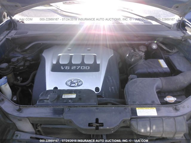 KM8JN12D76U299608 - 2006 HYUNDAI TUCSON GLS/LIMITED 深蓝色 照片 10