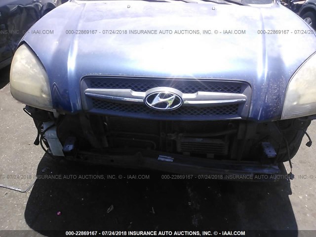 KM8JN12D76U299608 - 2006 HYUNDAI TUCSON GLS/LIMITED Dark Blue photo 6