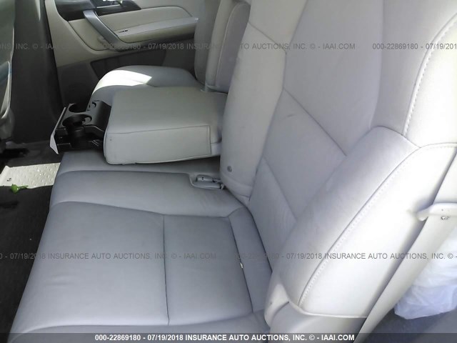 2HNYD28609H508189 - 2009 ACURA MDX TECHNOLOGY GRAY photo 8